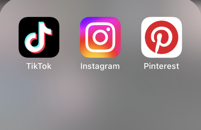 Social media apps where people get their fashion ideas.